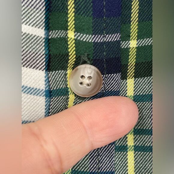 Marine Layer The Dahlia plaid button down dress small - Picture 11 of 17